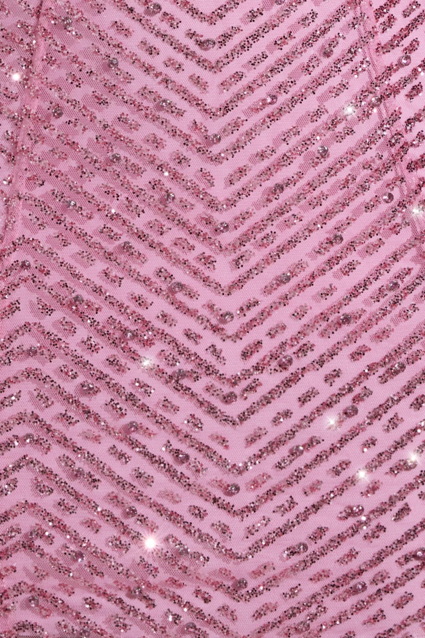 Embellished Halterneck Mini Dress in Pink